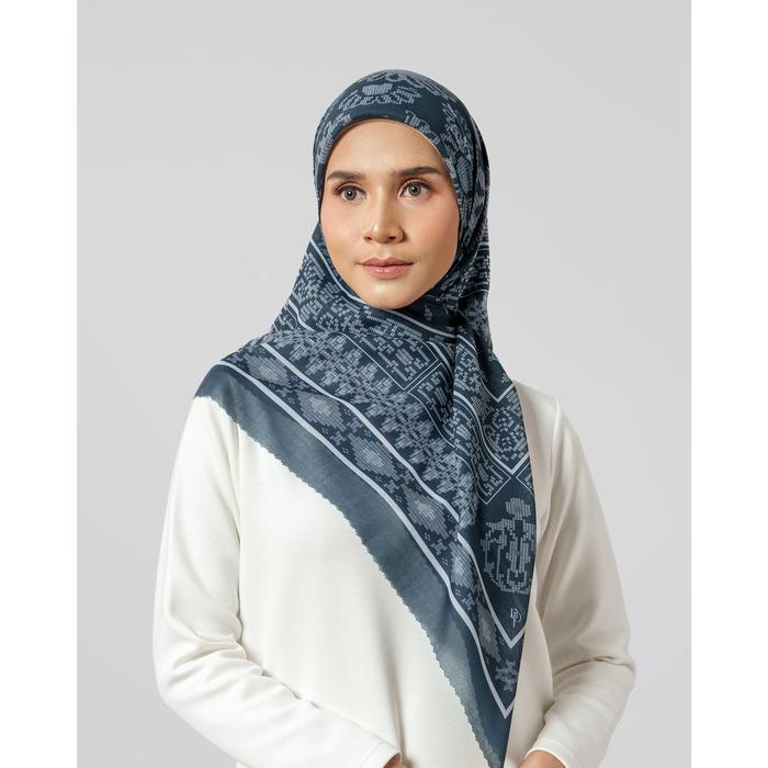napocut Hijab - Jilbab Voal Napocut Bungo Rancak Scarf Hijab - Black
