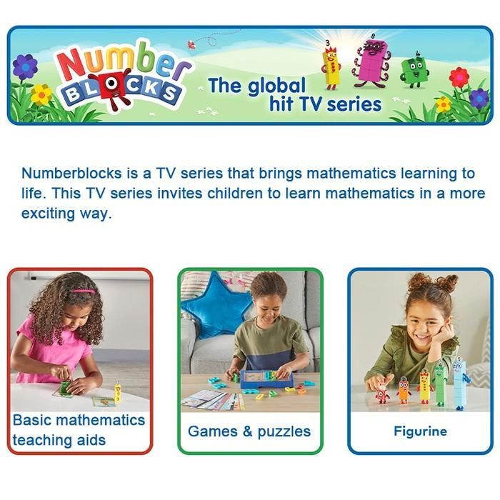 Set Blok Matematika Numberblocks 1-10 Untuk Pengenalan Angka Dan Berhitung