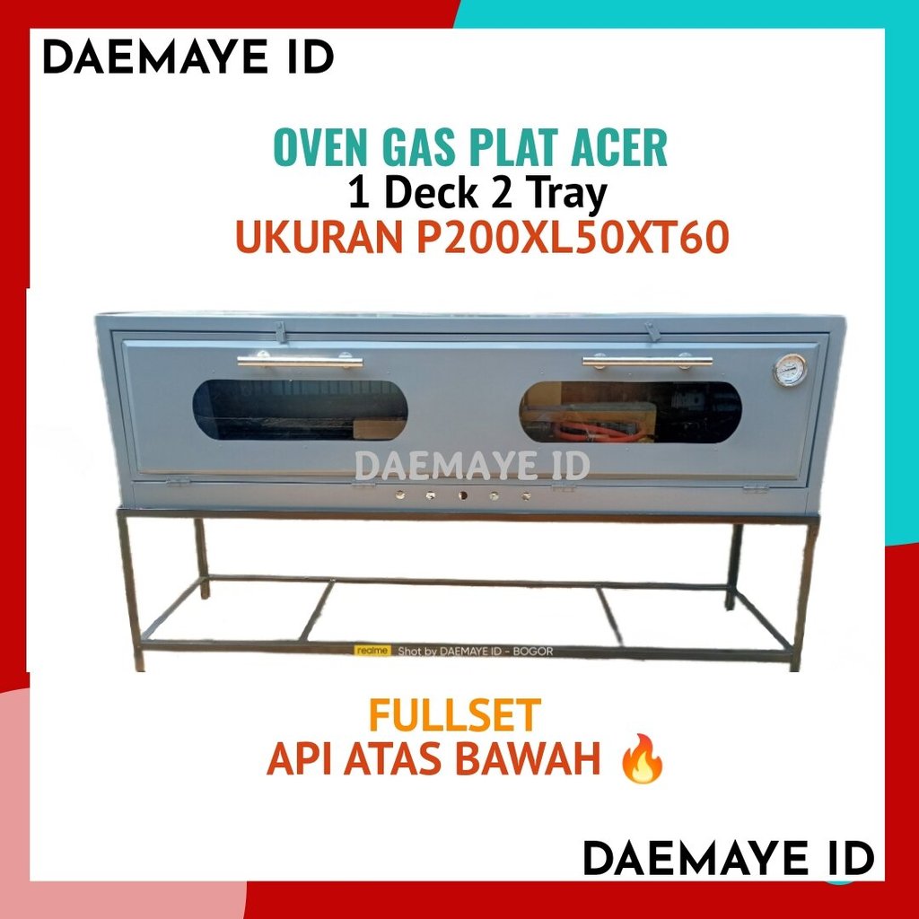 Oven Gas Api Atas Bawah/Oven Gas Jumbo/OvenPanggang Kue/Oven Gas Roti