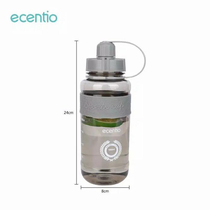 Hemm - Ecentio Botol Minum Sporty Tali 1000Ml