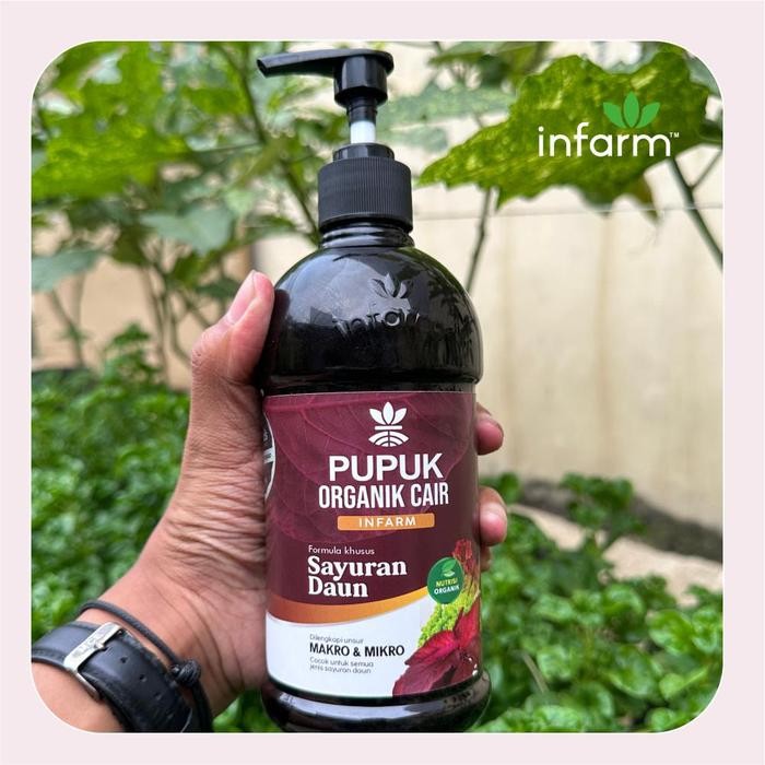 

Promo Infarm - Pupuk Organik Cair Tanaman Sayur Daun Poc Kompos 500 Ml Pupuk Infarm Pupuk Organik