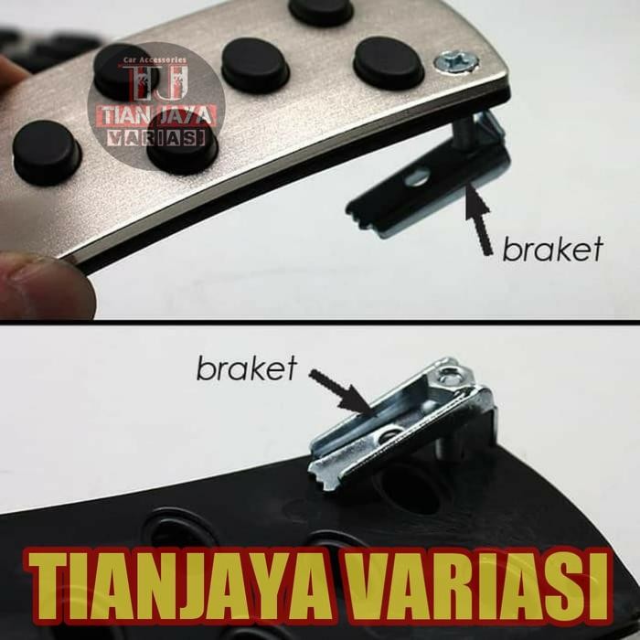 PEDAL PAD MOBIL TOYOTA INNOVA A/T MATIC PEDAL GAS ALUMUNIUM ANTI SELIP
