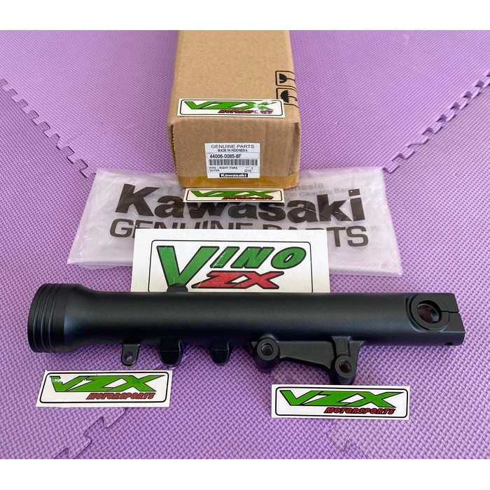 Tabung Bawah Bottom Shock Kanan Hitam Ninja Rr New 150 Ori Kawasaki