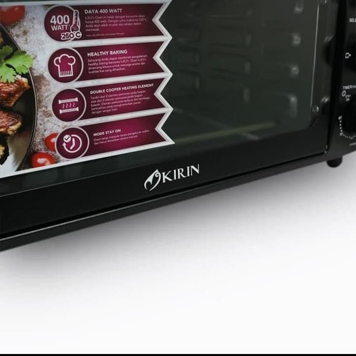 KIRIN OVEN LISTRIK 16 LITER KBO 160 ELECTRIK OVEN API ATAS BAWAH BARU