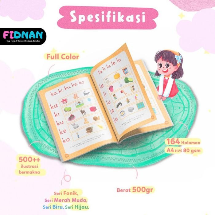 

BUKU BELAJAR MEMBACA MENYENANGKAN ALA MONTESSORI 100% ORIGINAL HIGH QUALITY