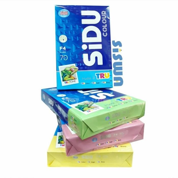 

Kertas Hvs Warna Sidu F4 70Gr 1 Rim