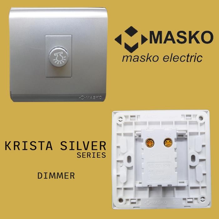 Bestbuy04 Masko Ib Saklar Dimmer Silver K - Sv 235 Krista Dim Lampu Sni Ori