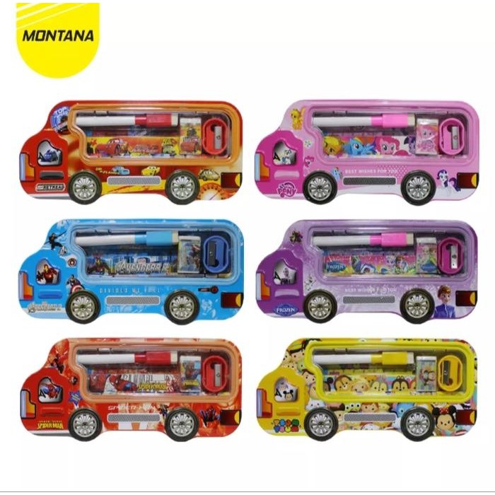 

1 PC MONTANA KOTAK PENSIL / STUDY SET/ TEMPAT PENSIL 3326