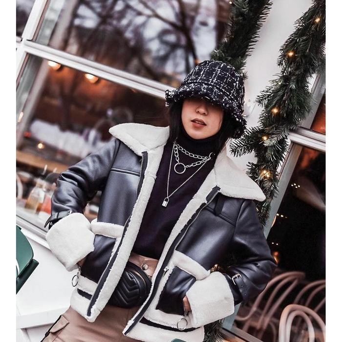 Canel Bucket Hat Woman Premium / Topi Pantai Wanita / Beach Hat / Summer Hat Grid Graffiti Korea /