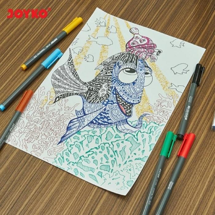 

Pen Pena Gambar Warna / Drawing Pen Dp-298S-059C