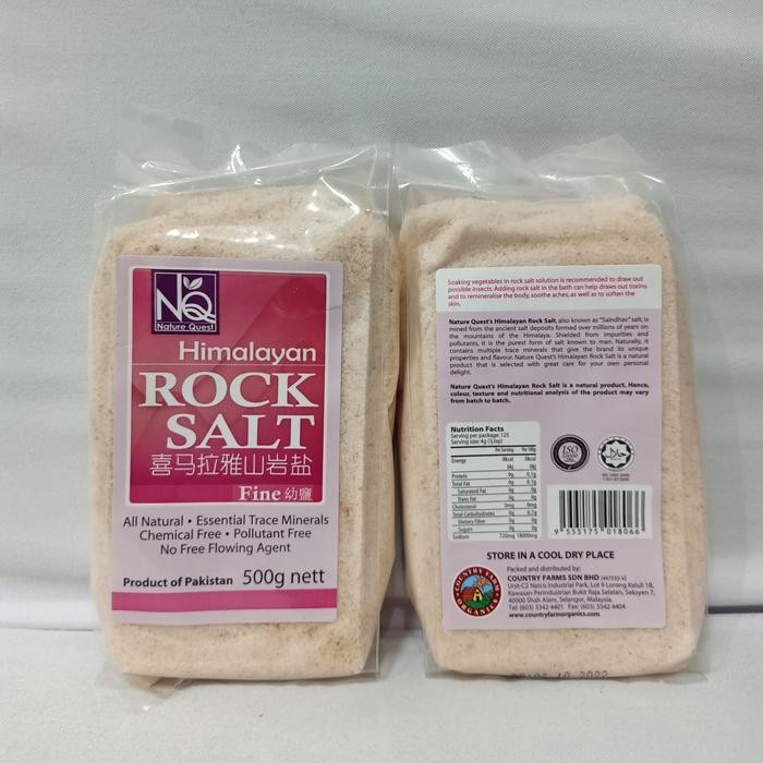 

Pilihan- Nature Quest - Himalayan Rock Salt - 500 Gr