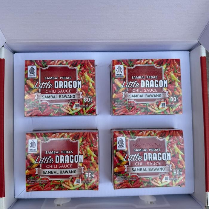 

TERLARIS Little Dragon Chili Gift Bag 4 Box Sambal Bawang READY STOCK