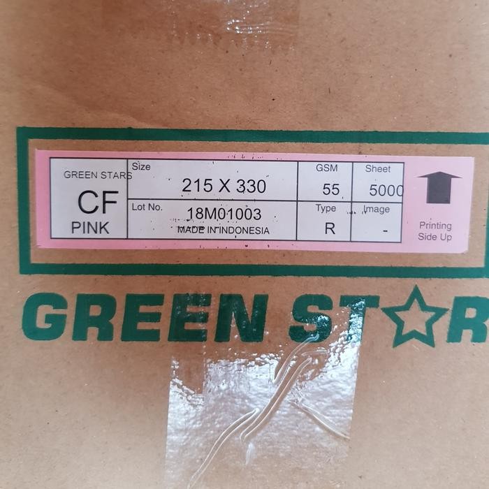 Pilihan- Ncr Gs Green Star Bottom Merah F4 Kertas Karbon Nota Kontan