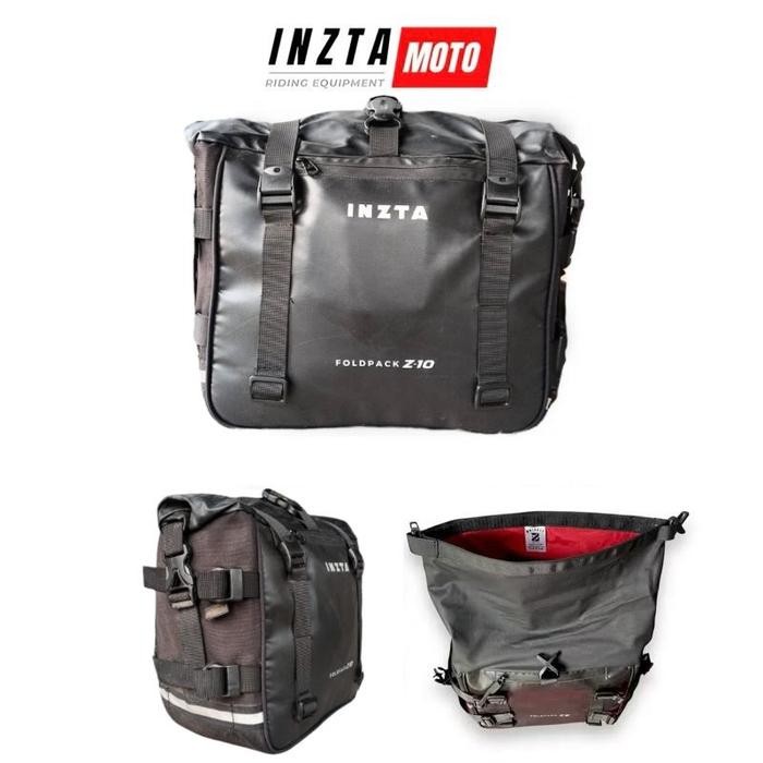 tas touring inzta foldpack, sidebag motor