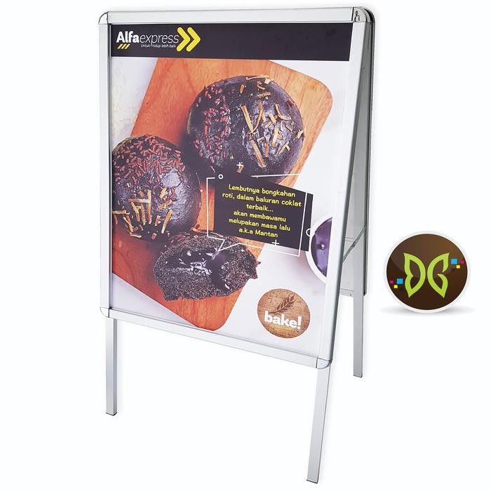 SIGN BOARD FRAME/A SIGN BOARD/STANDING POSTER/SUDAH TERMASUK PRINT