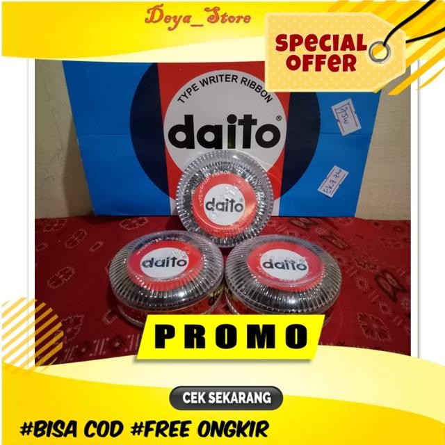 

TINTA MESIN KETIK MANUAL PITA MESIN TIK MANUAL DAITO DAI-INK MURAH