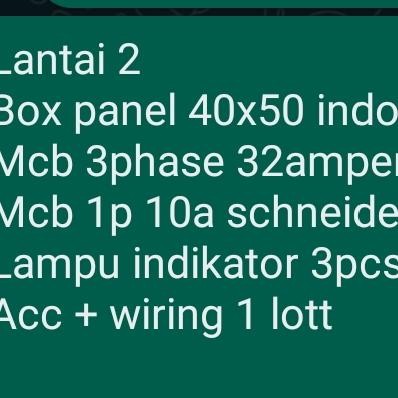 Panel listrik 3 phase 32 amper