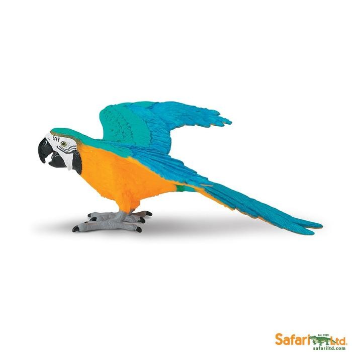 Safari Ltd - Macaw Gold Blue