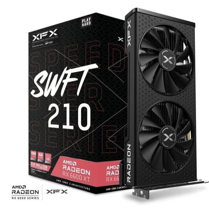 XFX RADEON RX 6600 XT BLACK 8GB DDR6 SPEEDSTER SWFT210 - RX-66XT8DFDQ [XVGA-107]