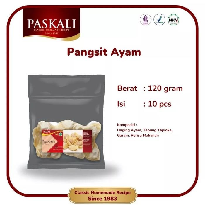 

Pilihan- Pangsit Ayam Paskali 125 Gram Isi 10 Pcs