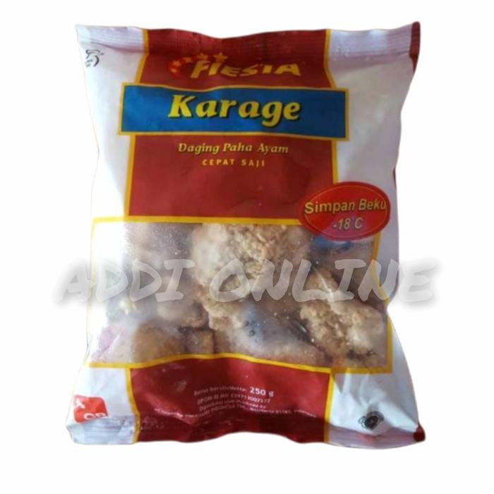 

Pilihan- Karage Fiesta Chicken Frozen Daging Paha Ayam 250G