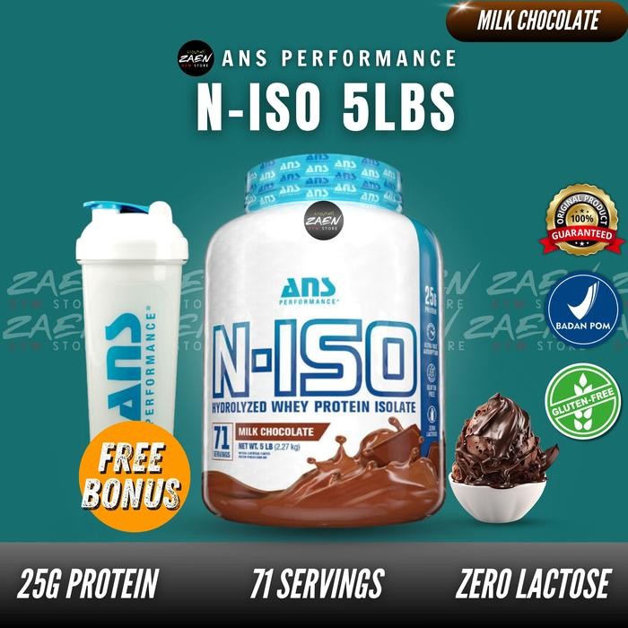 ANS Performance N-Iso 5 Lbs Hydrolized Whey Protein Isolate ANS N ISO