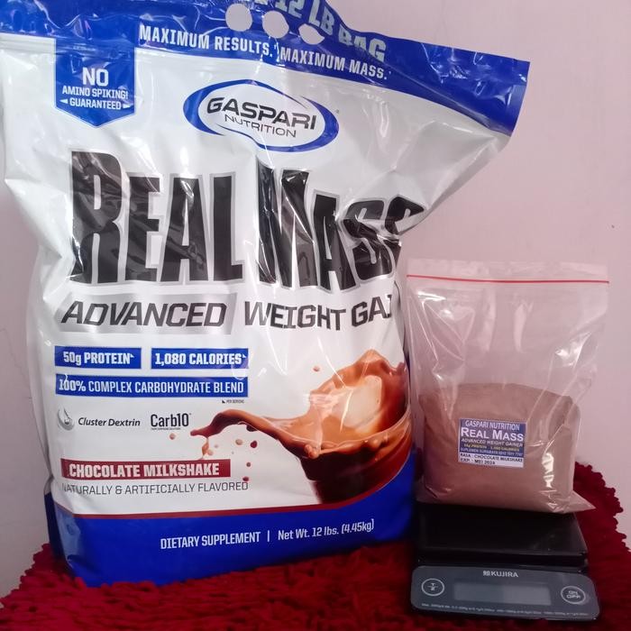 Gaspari Nutrition Real Mass Gainer Eceran 1 Lbs Harga Grosir