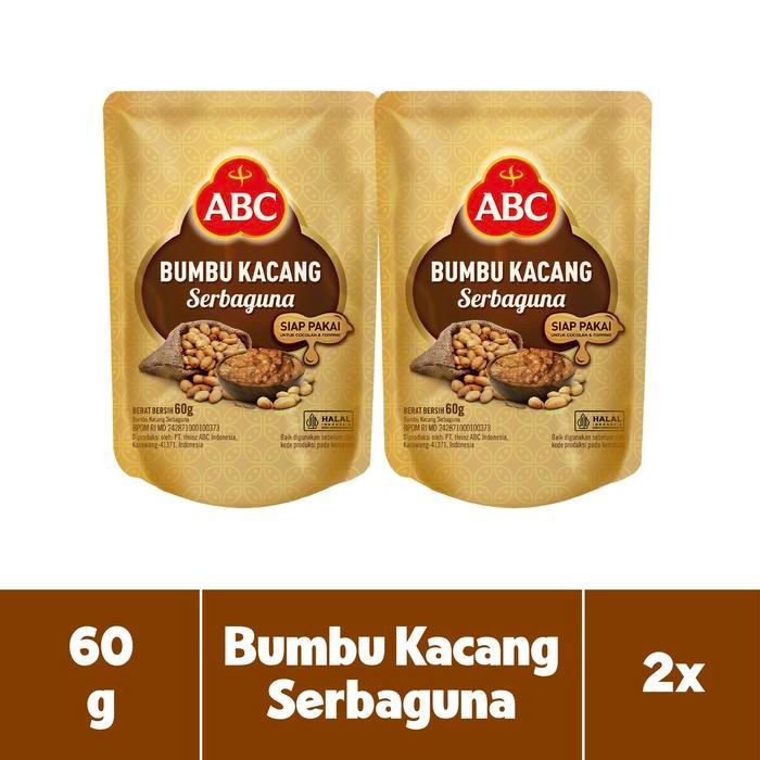

ABC Bumbu Kacang Serbaguna 60 g - Twin Pack