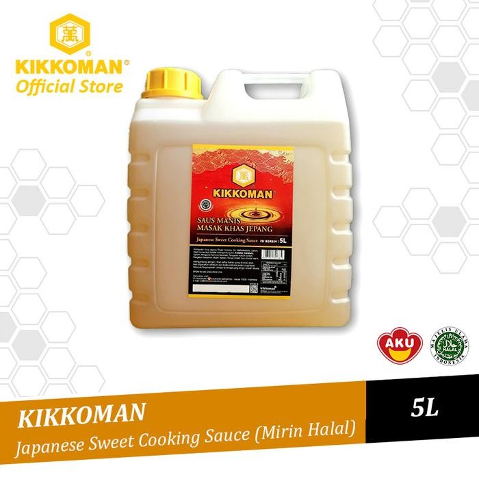 

DISKON Kikkoman Japanese Sweet Cooking Sauce Mirin Halal Jerigen 5L READY STOCK