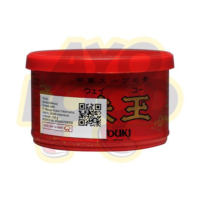 

Stok Baru Youki Weiyu Bumbu Masak Instan 150gr
