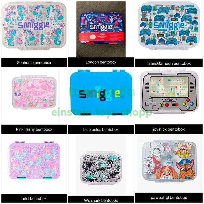 

Smiggle Bento Box Medium Socver Gold Game On Paw patrol Joystik kado