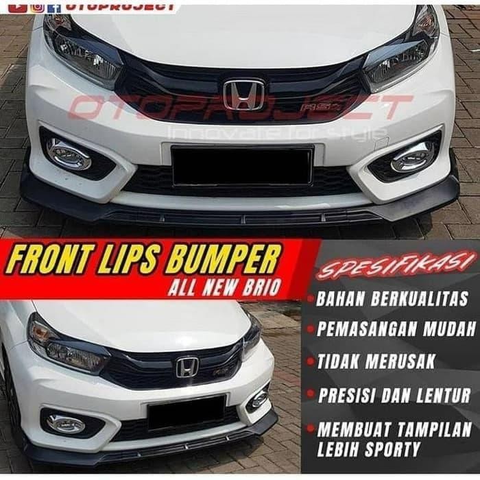 FRONT LIPS BUMPER DEPAN CARBON OTOPROJECT ALL NEW BRIO 2018-2022