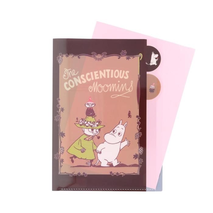 

Index File A4 5P Moomin X Chocolate New Life File Holder Map Dokumen Paper Organizer Limited Edition