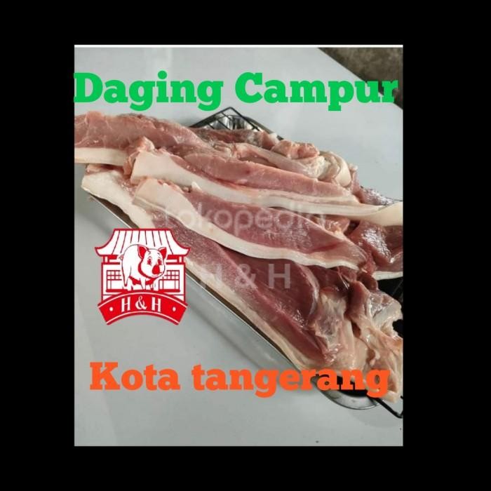 Pilihan- Daging Babi Campur Kulit , Seperti Samcan