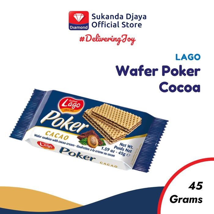 

Lago Wafer Poker Cocoa 45 Gr