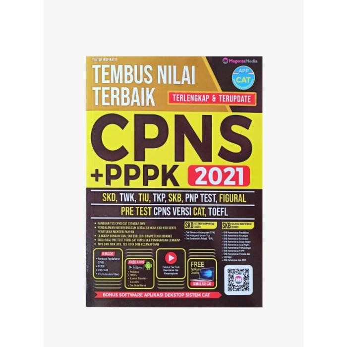 BUKU TES TEMBUS NILAI TERBAIK CPNS + PPPK 2021 - MAGENTA MEDIA