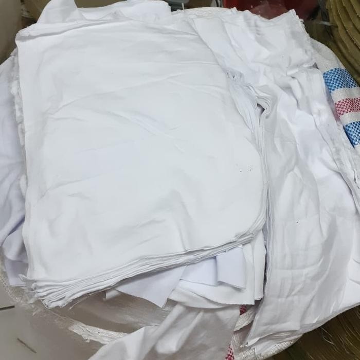 New KAIN MAJUN LAP MAJUN PUTIH