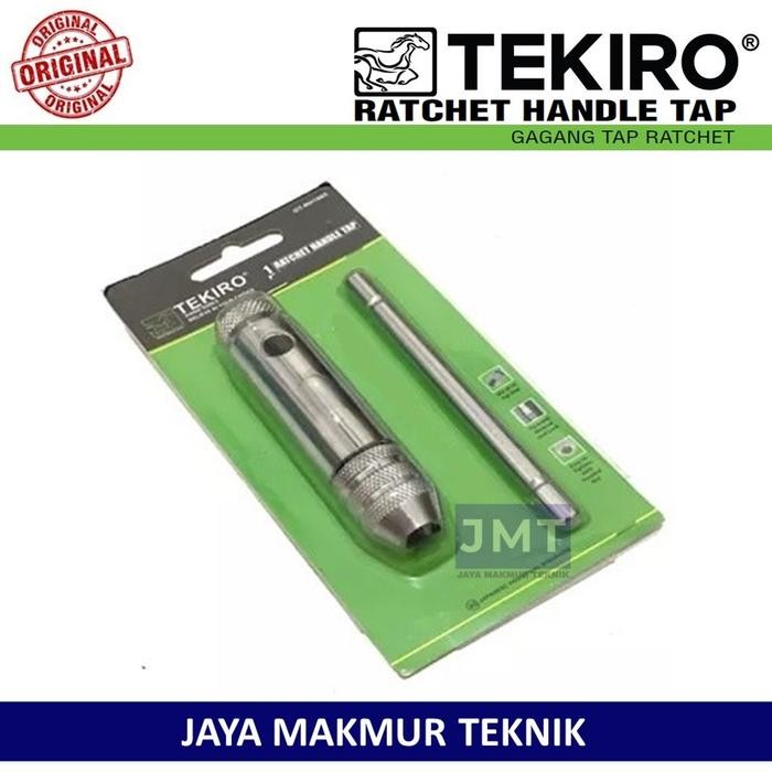 Tekiro Handle Tap Ratchet M3-M10 Handel Tap Racet M5-M12 Gagang Tap