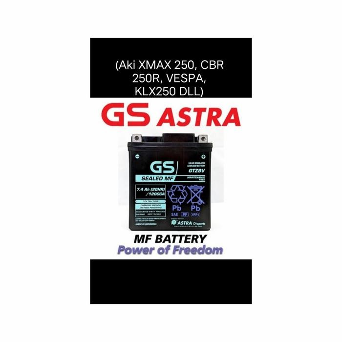 Aki R25 R-25 Cbr250 Xmax Gtz8V Mf Gs Astra Accu Gtz-8V Gs Gtz8-V Astra