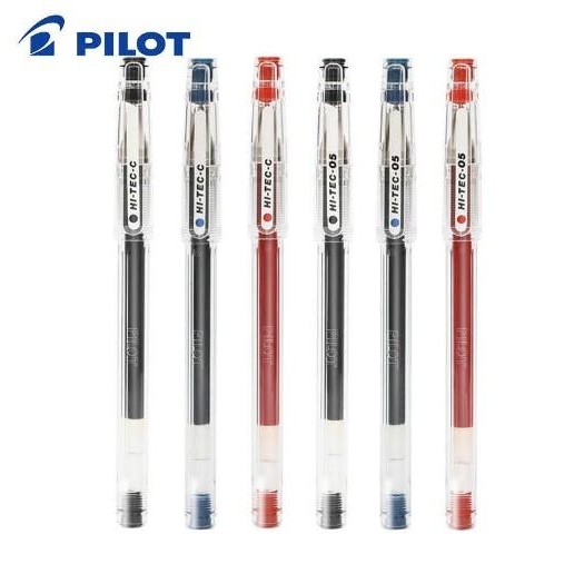 

New Pen HiTec Pilot 0.3/0.4 Hitam Biru / Pulpen Hitech