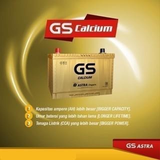 Gs Calcium Astra Aki Mobil Nissan Grand Livina 65B24L / Ns60L - 55Ah Aki Kering