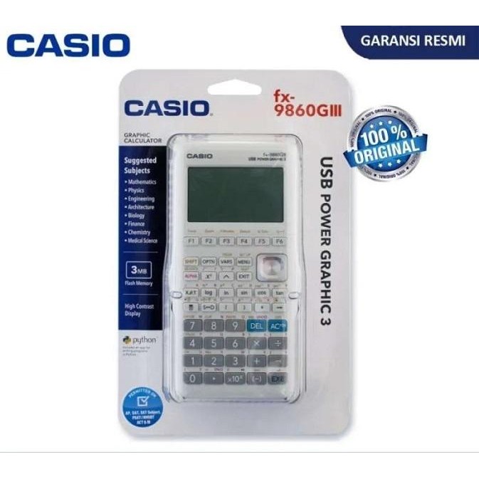 kalkulator scientific casio fx 9860 fx9850 GIII kalkulator grafik