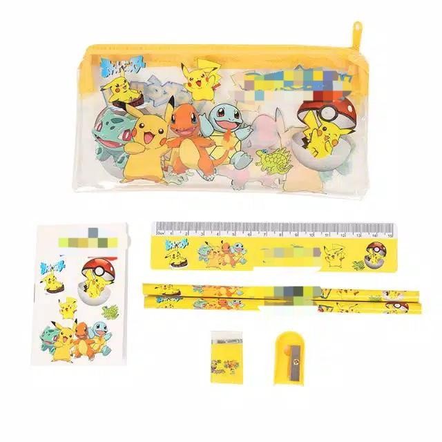 

New Stationary Set Free Kotak Pensil / Set Alat Tulis Anak Sekolah COWOK
