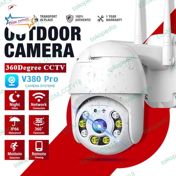 Cctv IP KAMERA CCTV WIFI OUTDOOR V380 Pro full HD Cctv waterproof