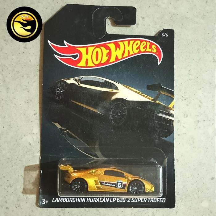 Pilihan- Hot Wheels Hotwheels Lamborghini Huracan Lp 620-2 Super Trofeo Gold 6