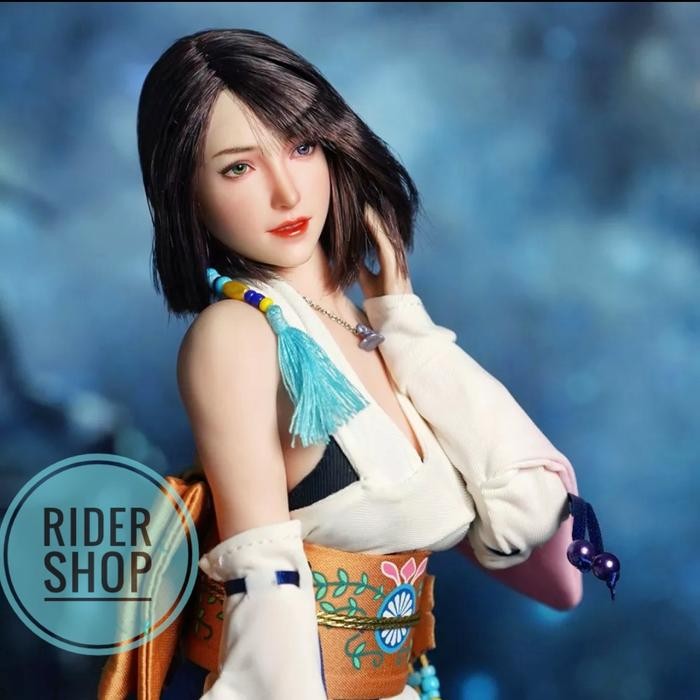 Pilihan- Skala 1/6 Headsculpt Female Pale Yuna Shorthair Final Fantasy Figure