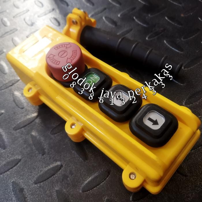 Remot Kontrol Katrol Electric Chain Hoist 4 Tombol