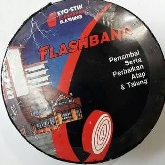 Flashband 10 cm meteran / Lem talang / Lem aspal / Lakban Anti Bocor
