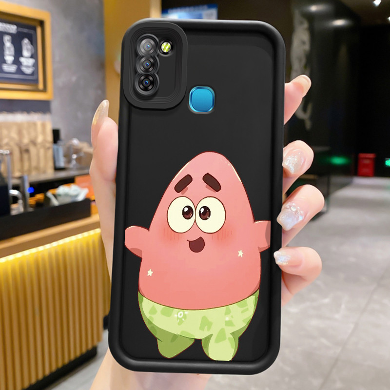 Casing Hp untuk Infinix Smart 5 Smart 6 Ram 3 Hot 10 Lite Case Hp Casing pola Karakter kartun mata b