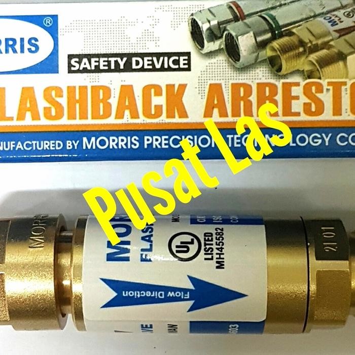 Flashback Arrestor For Regulator Oxygen Oksigen H288 Rgb Morris Asli Original